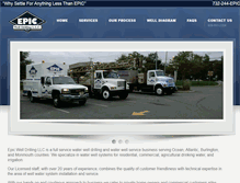 Tablet Screenshot of epicwelldrilling.com